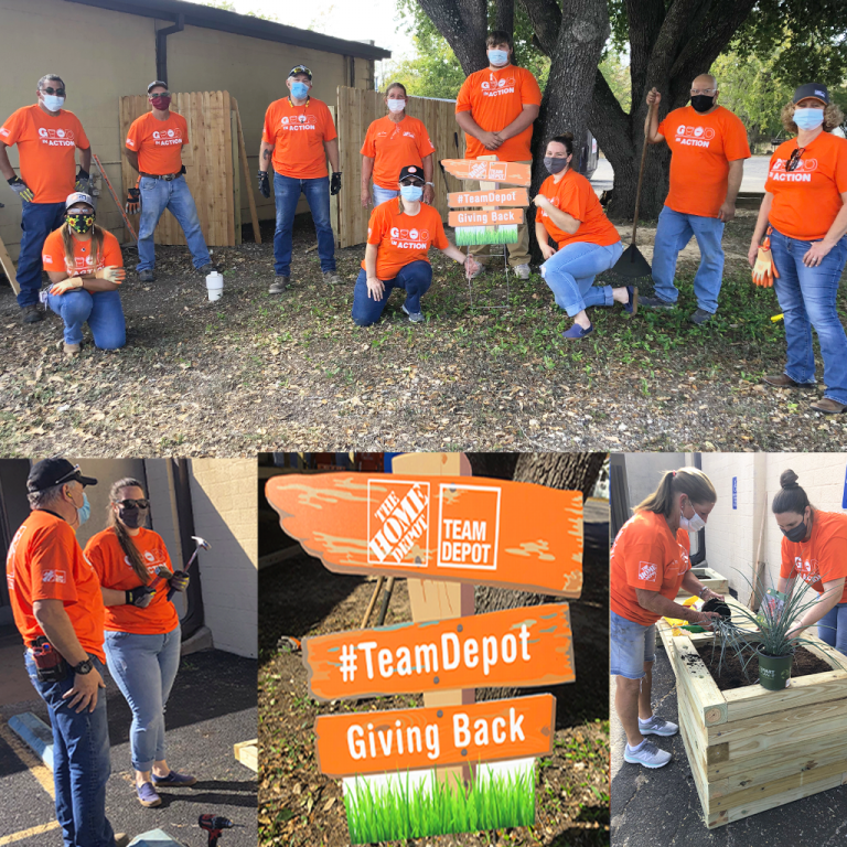 Home Depot salutes area veterans with community project Seguin Today